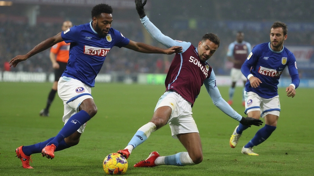 Aston Villa Held Back by Resilient 10-Man Ipswich Town in 1-1 Draw