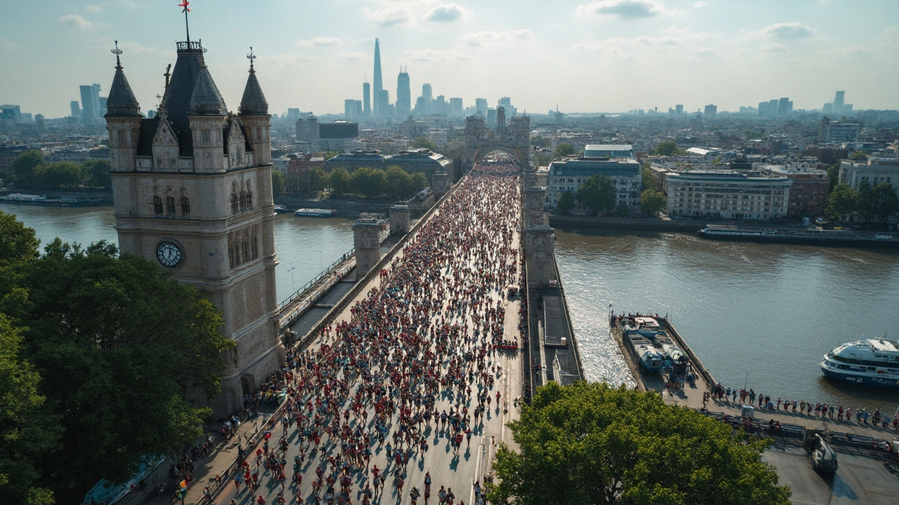 London Marathon 2025 Breaks Finishers World Record as Sabastian Sawe and Tigst Assefa Star