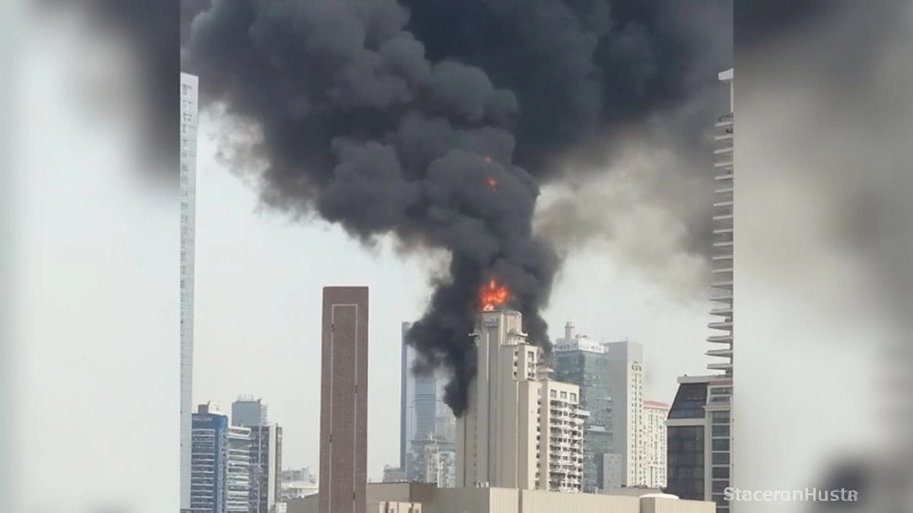 Fire at Dubai Marina Pinnacle Sparks Massive Evacuation of Thousands